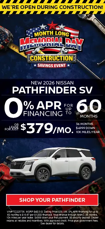 2026 Nissan Pathfinder SV